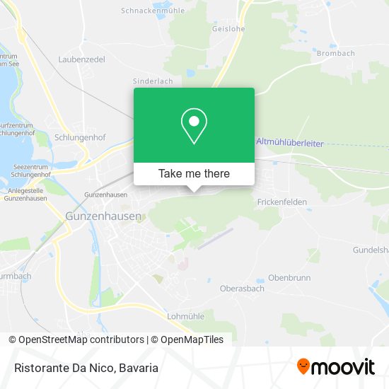 Карта Ristorante Da Nico
