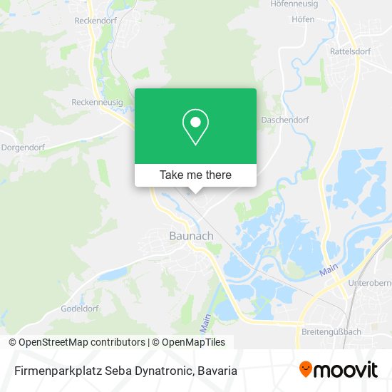 Firmenparkplatz Seba Dynatronic map