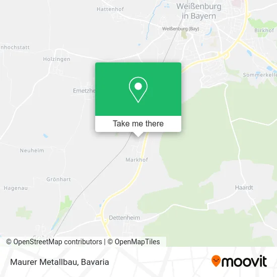 Карта Maurer Metallbau