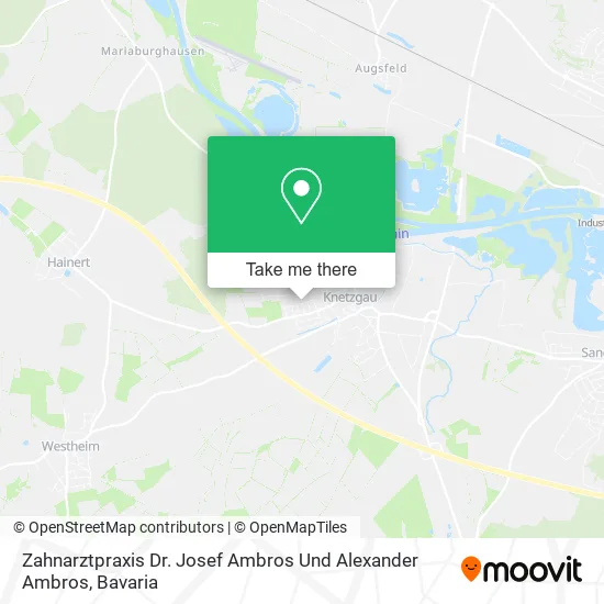 Карта Zahnarztpraxis Dr. Josef Ambros Und Alexander Ambros