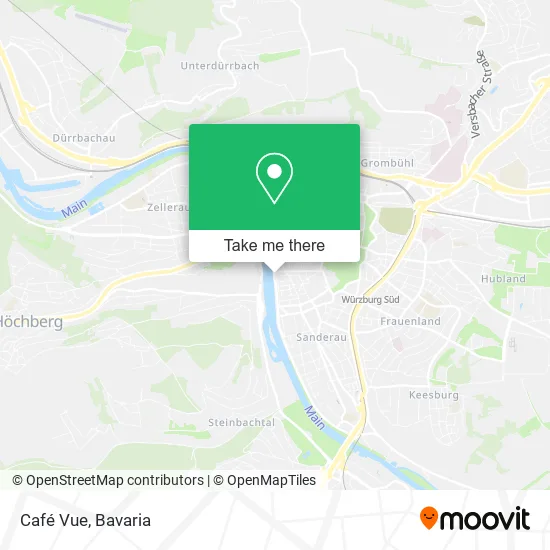 Карта Café Vue