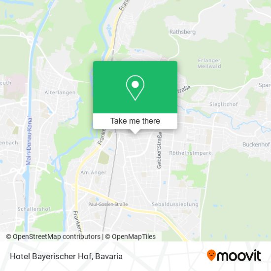 Hotel Bayerischer Hof map