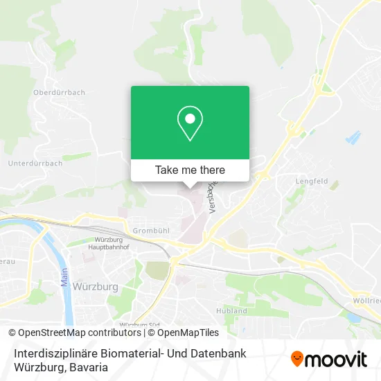 Карта Interdisziplinäre Biomaterial- Und Datenbank Würzburg