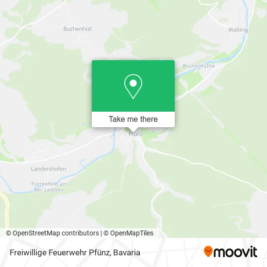 Карта Freiwillige Feuerwehr Pfünz