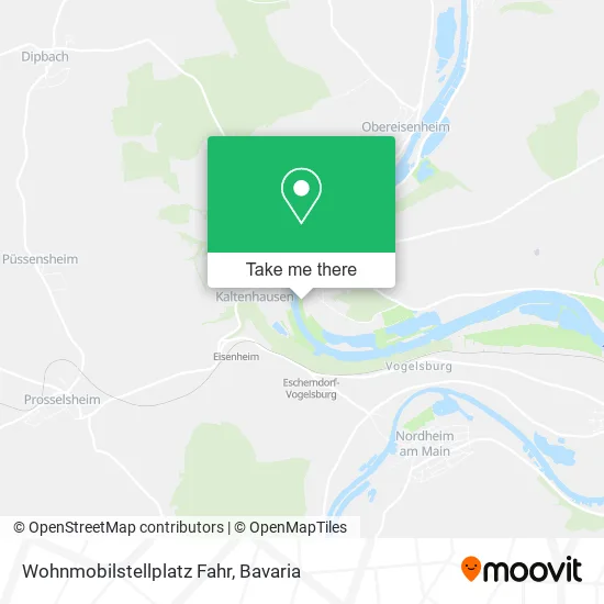 Карта Wohnmobilstellplatz Fahr