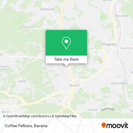 Coffee Fellows map