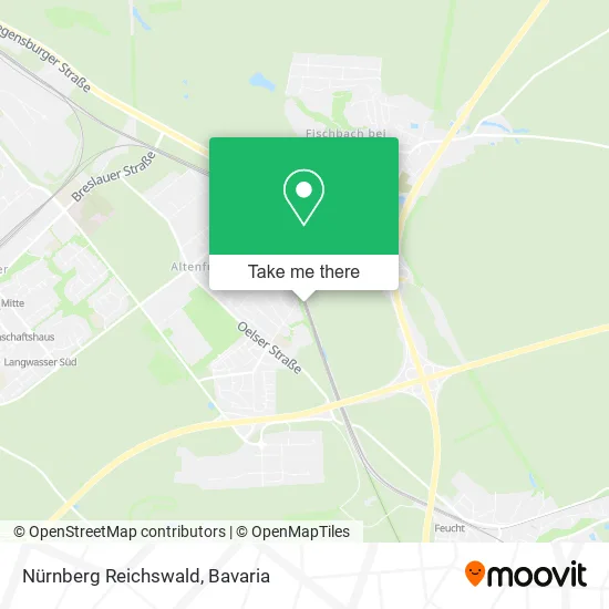 Карта Nürnberg Reichswald
