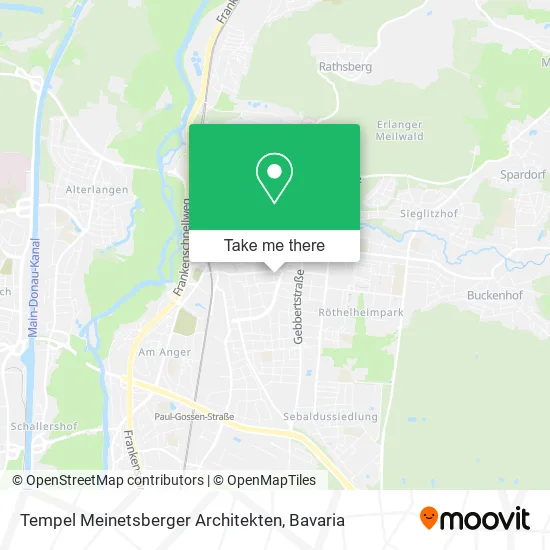 Карта Tempel Meinetsberger Architekten