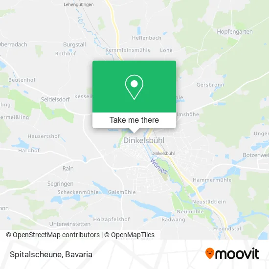 Карта Spitalscheune