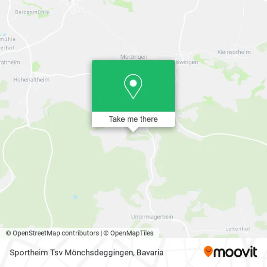 Карта Sportheim Tsv Mönchsdeggingen