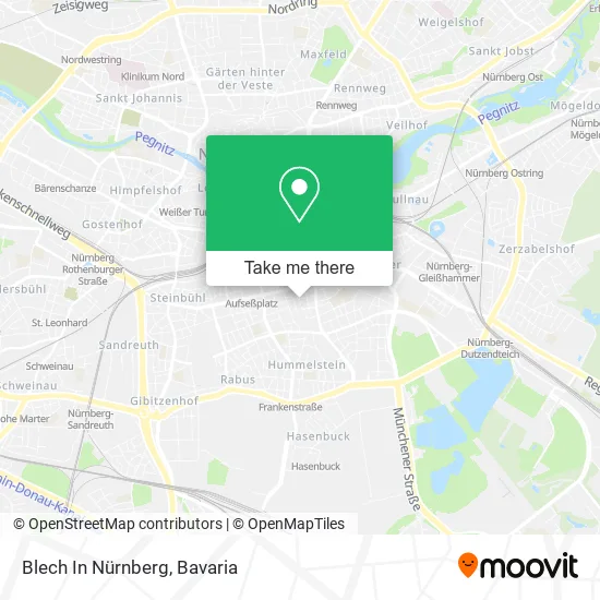 Карта Blech In Nürnberg