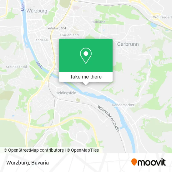 Карта Würzburg