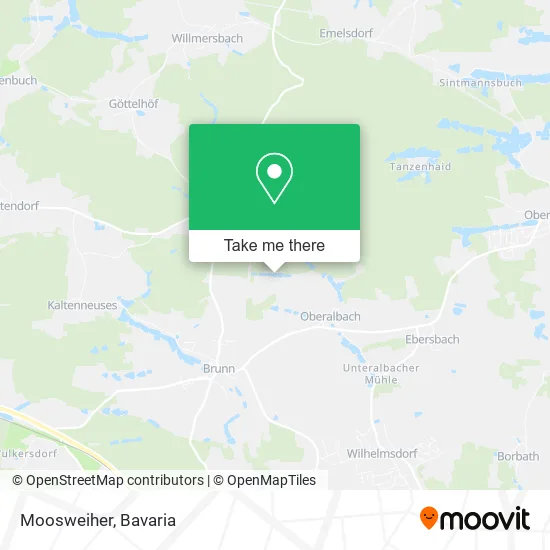 Карта Moosweiher