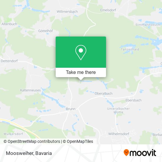Карта Moosweiher