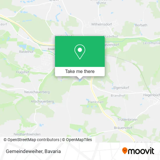 Карта Gemeindeweiher