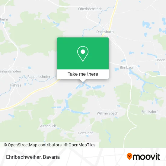 Карта Ehrlbachweiher