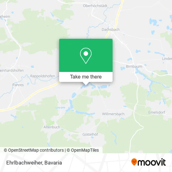 Карта Ehrlbachweiher