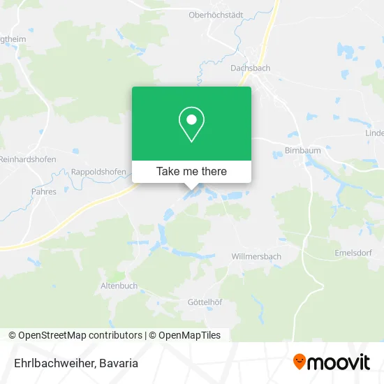 Карта Ehrlbachweiher