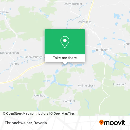 Карта Ehrlbachweiher
