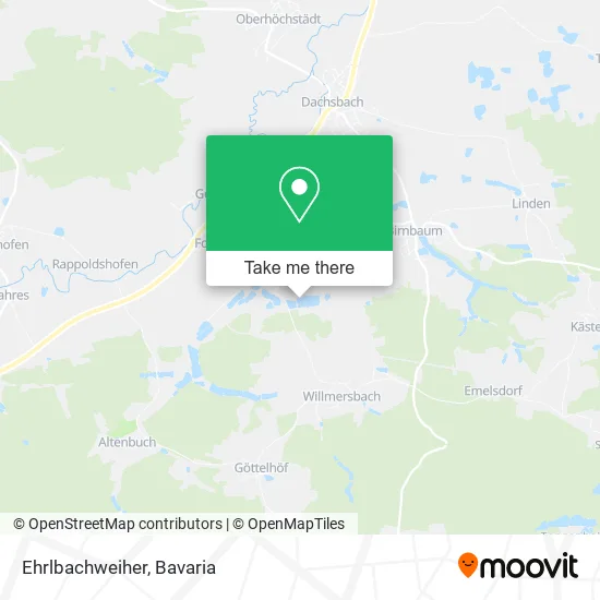 Карта Ehrlbachweiher