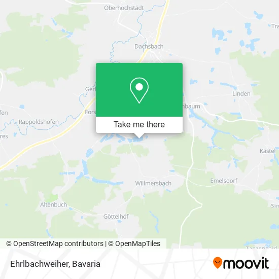 Карта Ehrlbachweiher