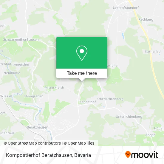 Карта Kompostierhof Beratzhausen
