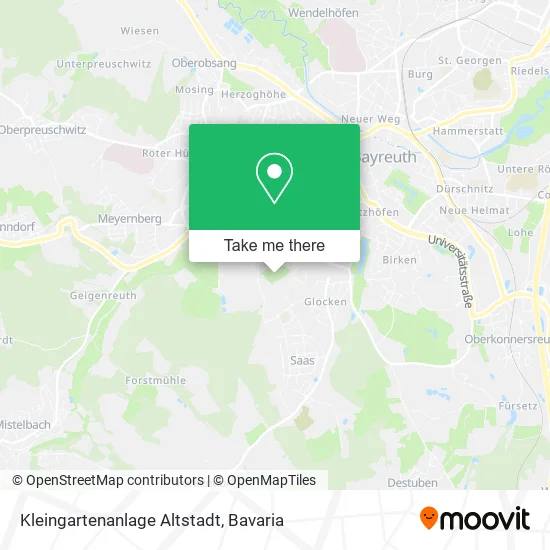 Карта Kleingartenanlage Altstadt