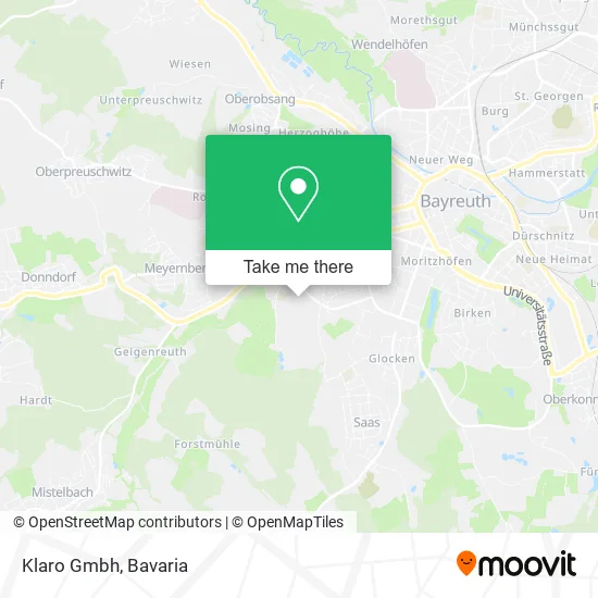 Карта Klaro Gmbh