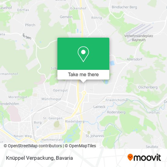 Knüppel Verpackung map