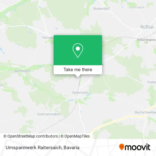 Карта Umspannwerk Raitersaich