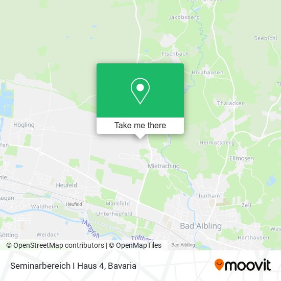 Seminarbereich I Haus 4 map