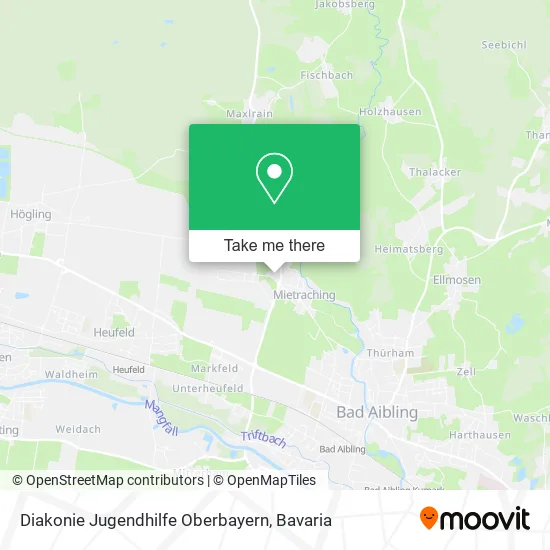 Карта Diakonie Jugendhilfe Oberbayern