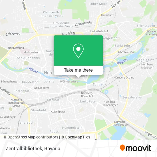 Карта Zentralbibliothek