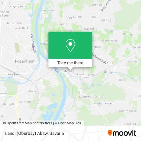 Карта Landl (Oberbay) Abzw