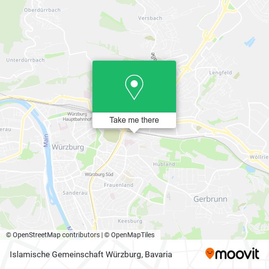 Islamische Gemeinschaft Würzburg map