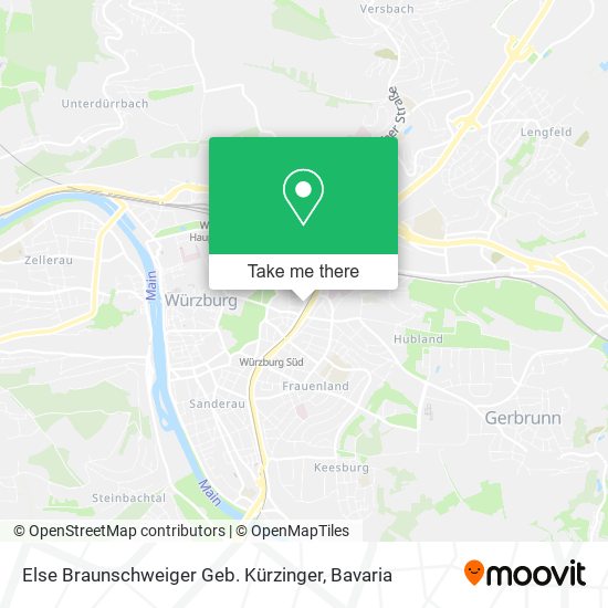 Else Braunschweiger Geb. Kürzinger map