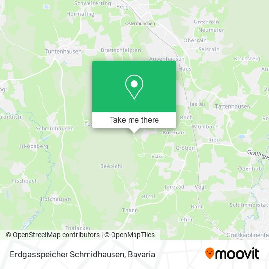 Erdgasspeicher Schmidhausen map