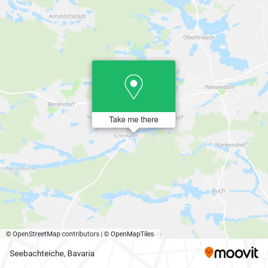 Карта Seebachteiche