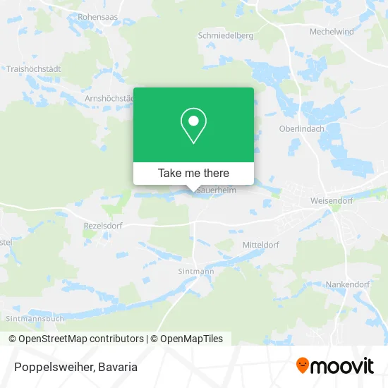 Карта Poppelsweiher