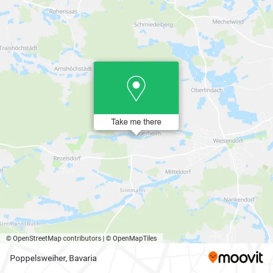 Карта Poppelsweiher