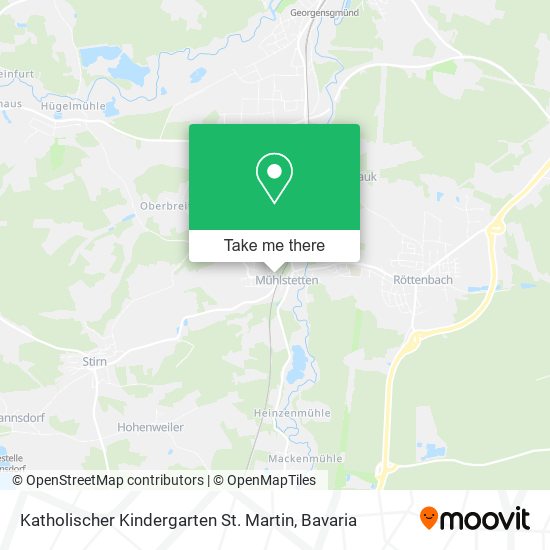 Katholischer Kindergarten St. Martin map