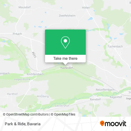 Карта Park & Ride