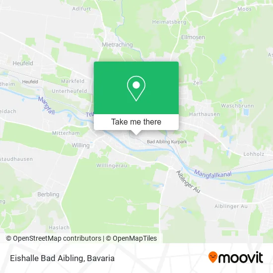 Карта Eishalle Bad Aibling