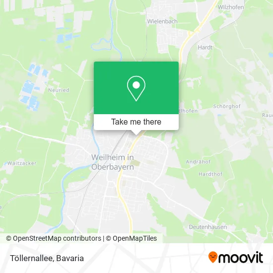 Карта Töllernallee