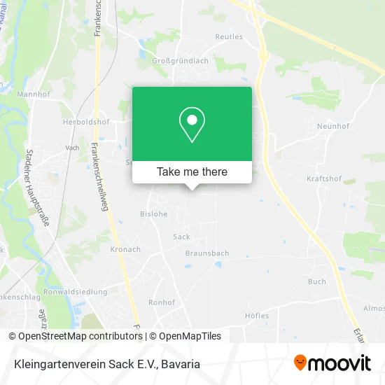 Карта Kleingartenverein Sack E.V.