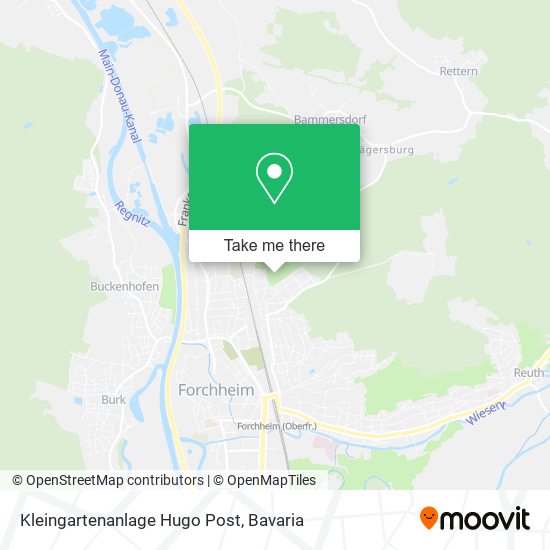 Kleingartenanlage Hugo Post map