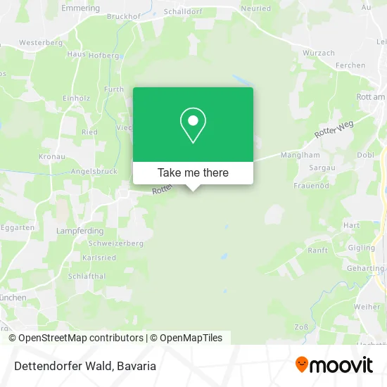 Карта Dettendorfer Wald