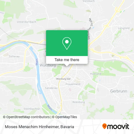 Карта Moses Menachim Hirnheimer