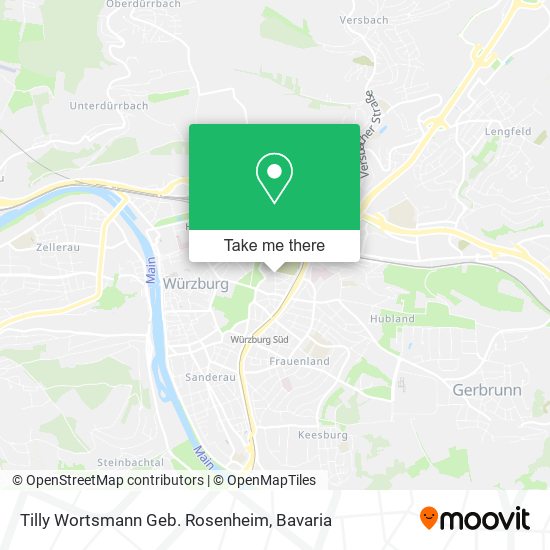 Tilly Wortsmann Geb. Rosenheim map