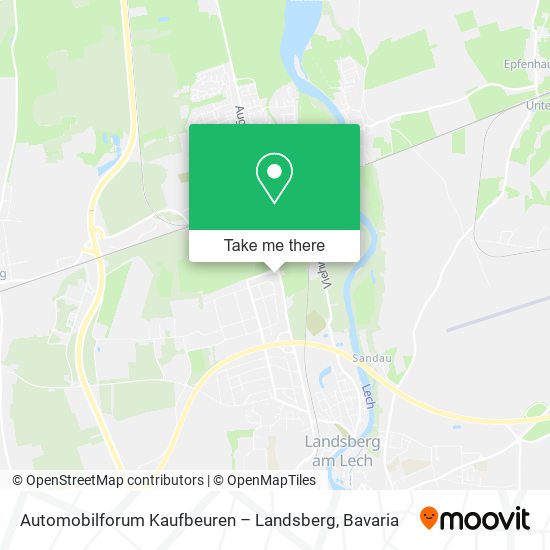 Automobilforum Kaufbeuren – Landsberg map
